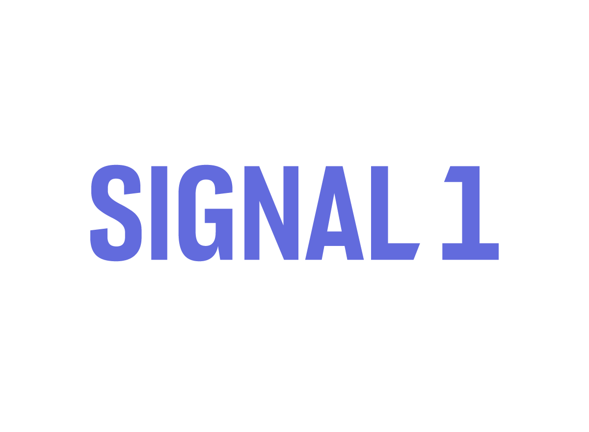 Branding and logo design for Signal 1 AI